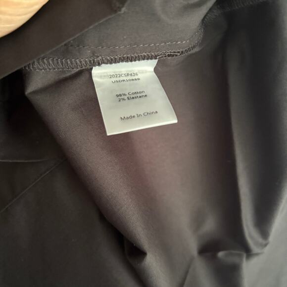 Universal Standard Odeon Shirt Dress 4XS 00 0 2XS NWT Black Midi Capsule Luxe - Picture 5 of 5